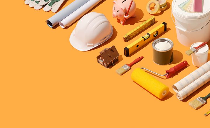 Plásticos utilizados para renovación de una construcción